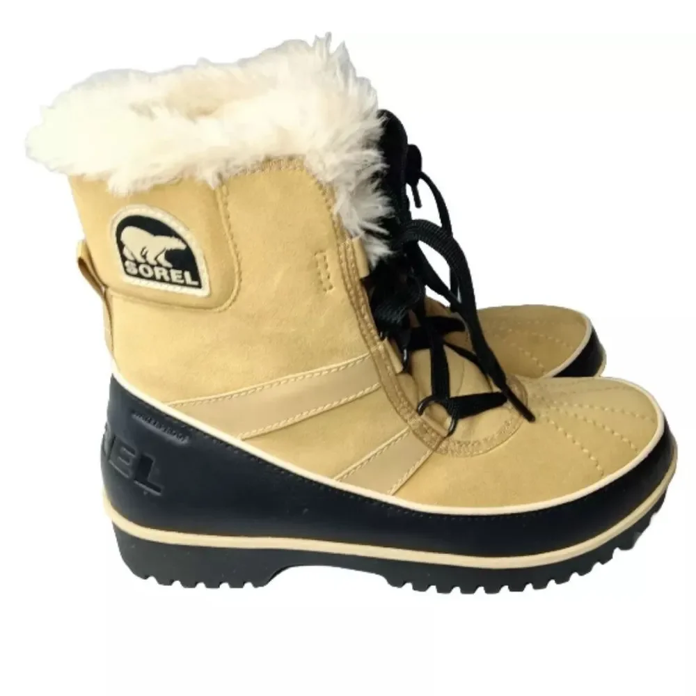 Sorel  Tivoli II Curry Tan Winter Boots Waterproof Women's Size 6